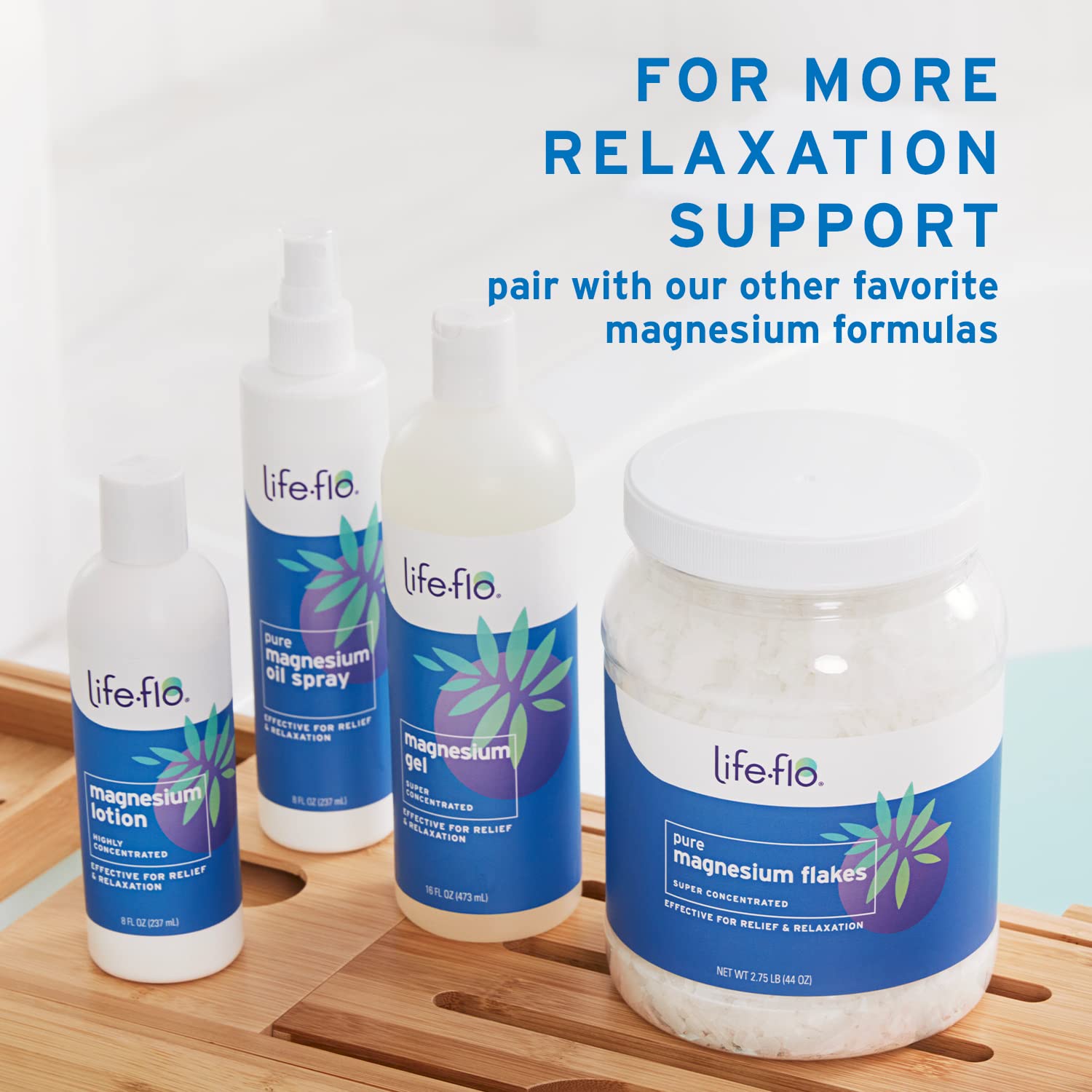 Life-Flo Magnesium Gel purity from Zechstein Seabed supports clean ingredients.