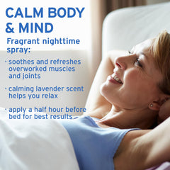 Life-flo Magnesium Oil Night Spray from Zechstein Seabed with lavender.