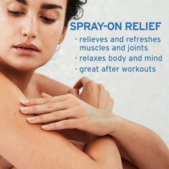 Life-Flo magnesium oil applied to joints and muscles for everyday comfort.