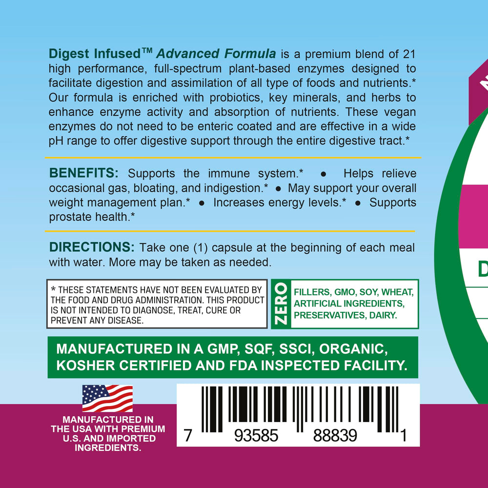 Life Infused Digestive Enzymes ready for your pre-meal routine
