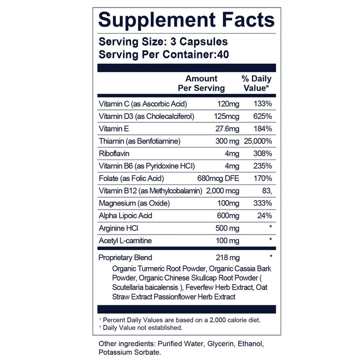 Life Nutrition Nerve Savior capsules close-up highlights easy dosing and convenient daily use