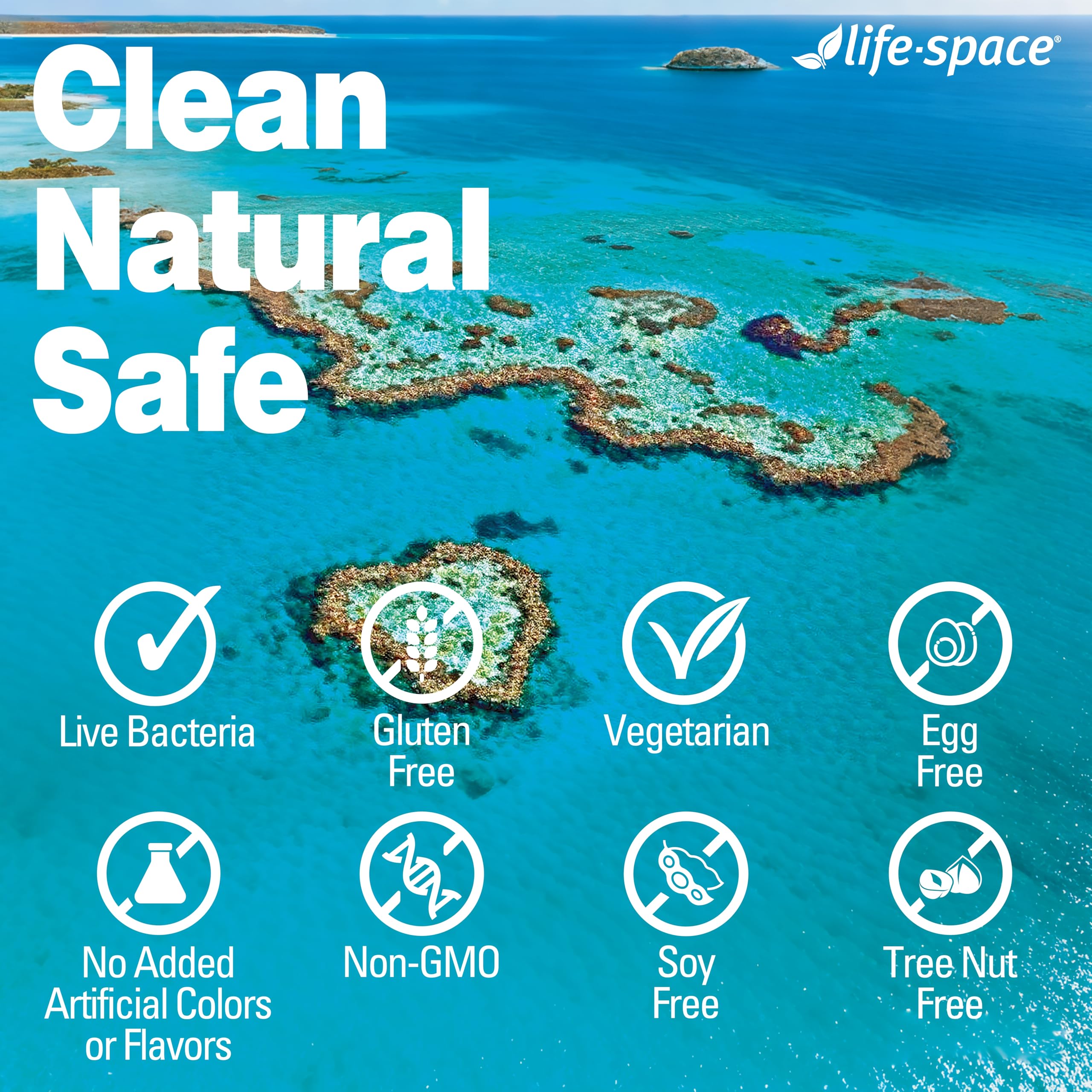 Life-Space Probiotic Australia facility badge signifying quality manufacturing