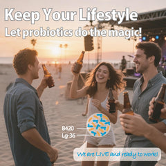 Life-Space Shape B420 strains B420 and LG-36 shown for probiotic research.