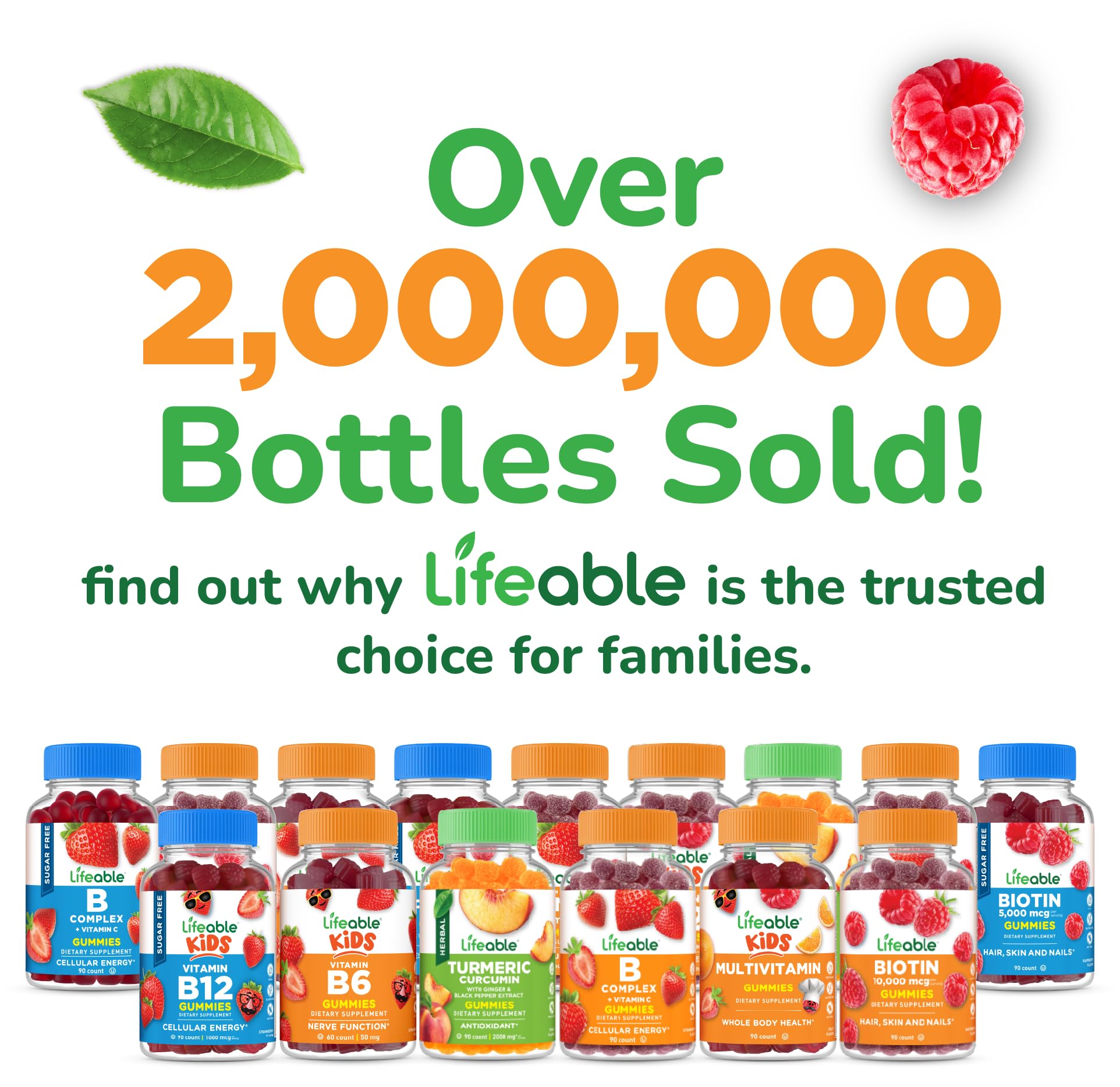 Lifeable Cranberry Gummies bottle pour captures convenient dosing on busy mornings