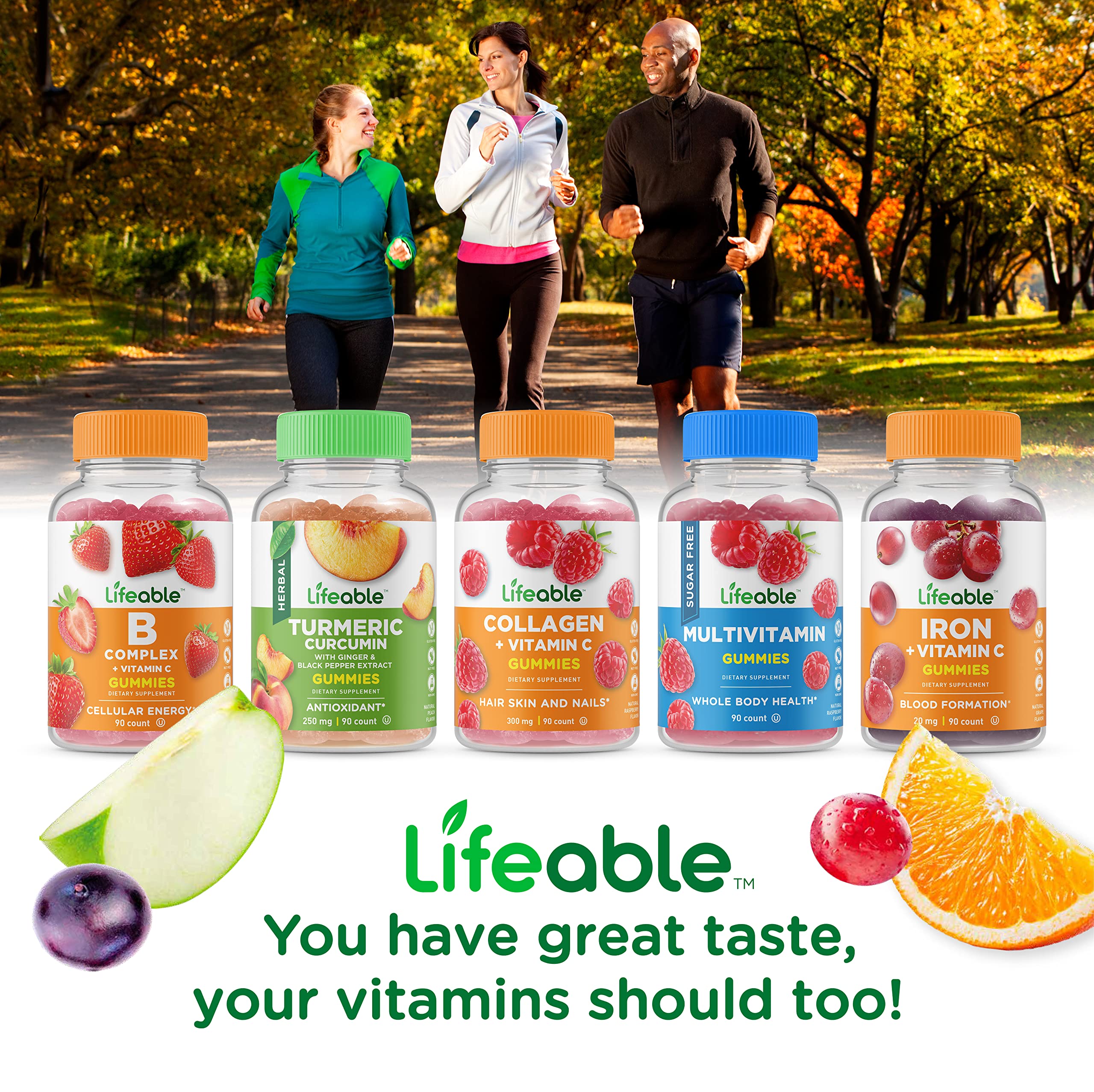 Lifeable glucose gummies kids enjoying a snack at home.