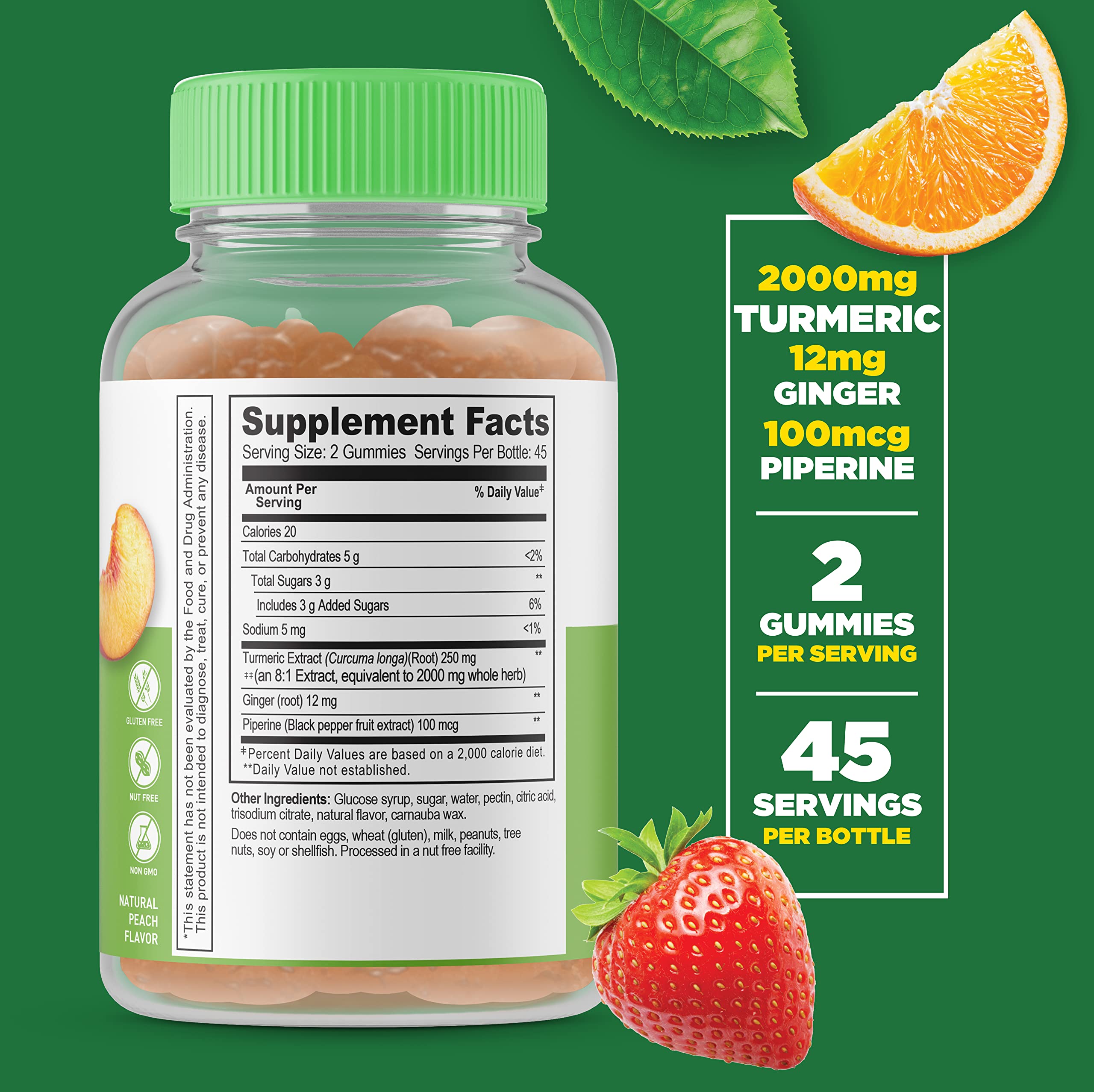 Lifeable immune-support gummy with black pepper extract close-up