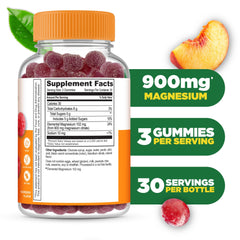 Lifeable Magnesium Gummies raspberry close-up highlights tasty, easy-to-consume daily supplement