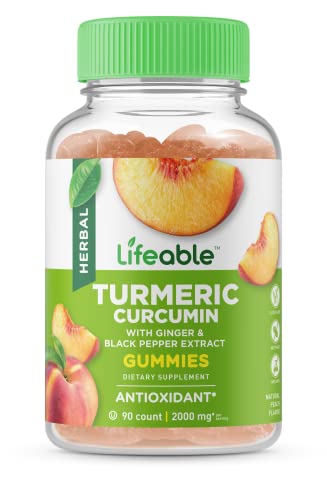 Lifeable peach-flavor gummy close-up emphasizing chewy texture and flavor