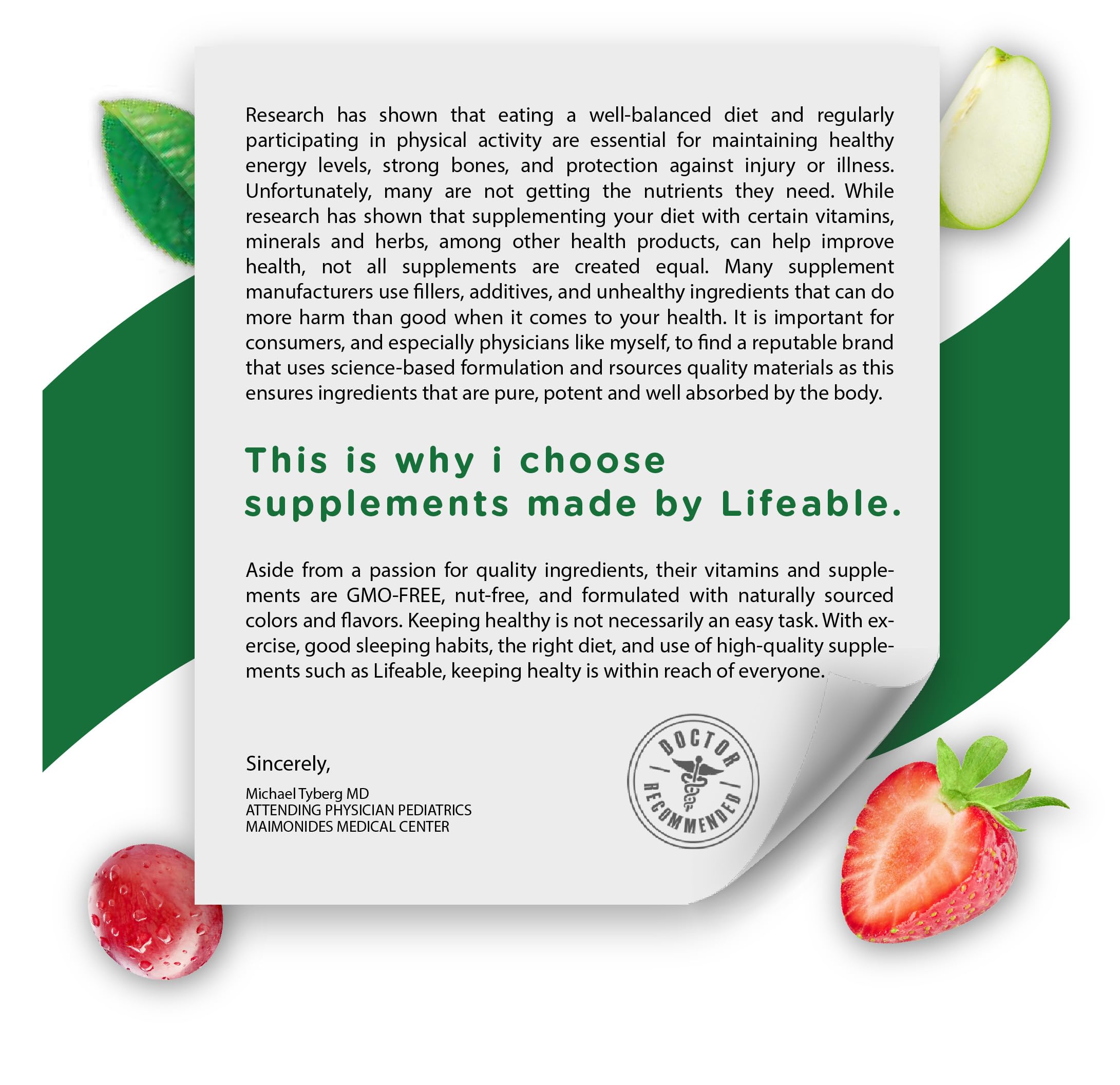 Lifeable sugar-free elderberry gummies packaging info including kosher and vegan notes