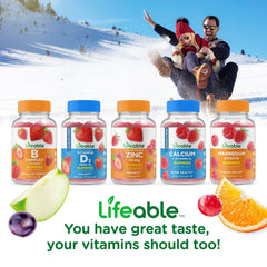 Lifeable natural ingredient panel with pectin and vegetarian formula.