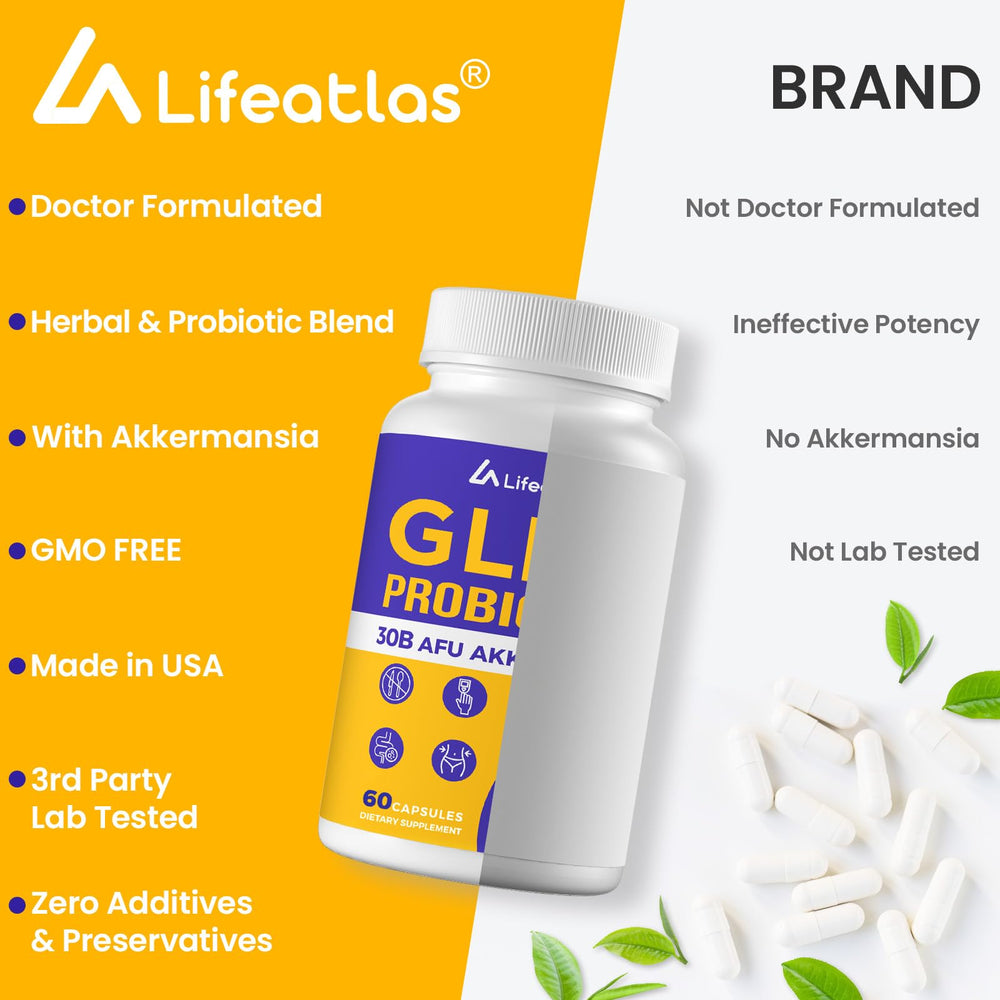 Lifeatlas GLP-I routine: capsules taken before meals for daily balance.