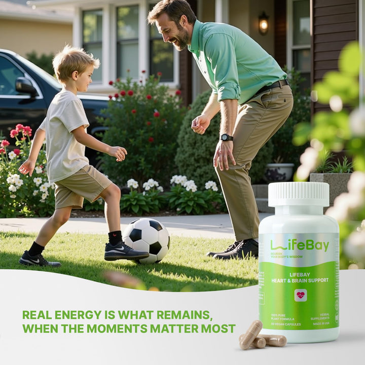 LifeBay Salvia and Chuanxiong bottle label underscores cognitive support.