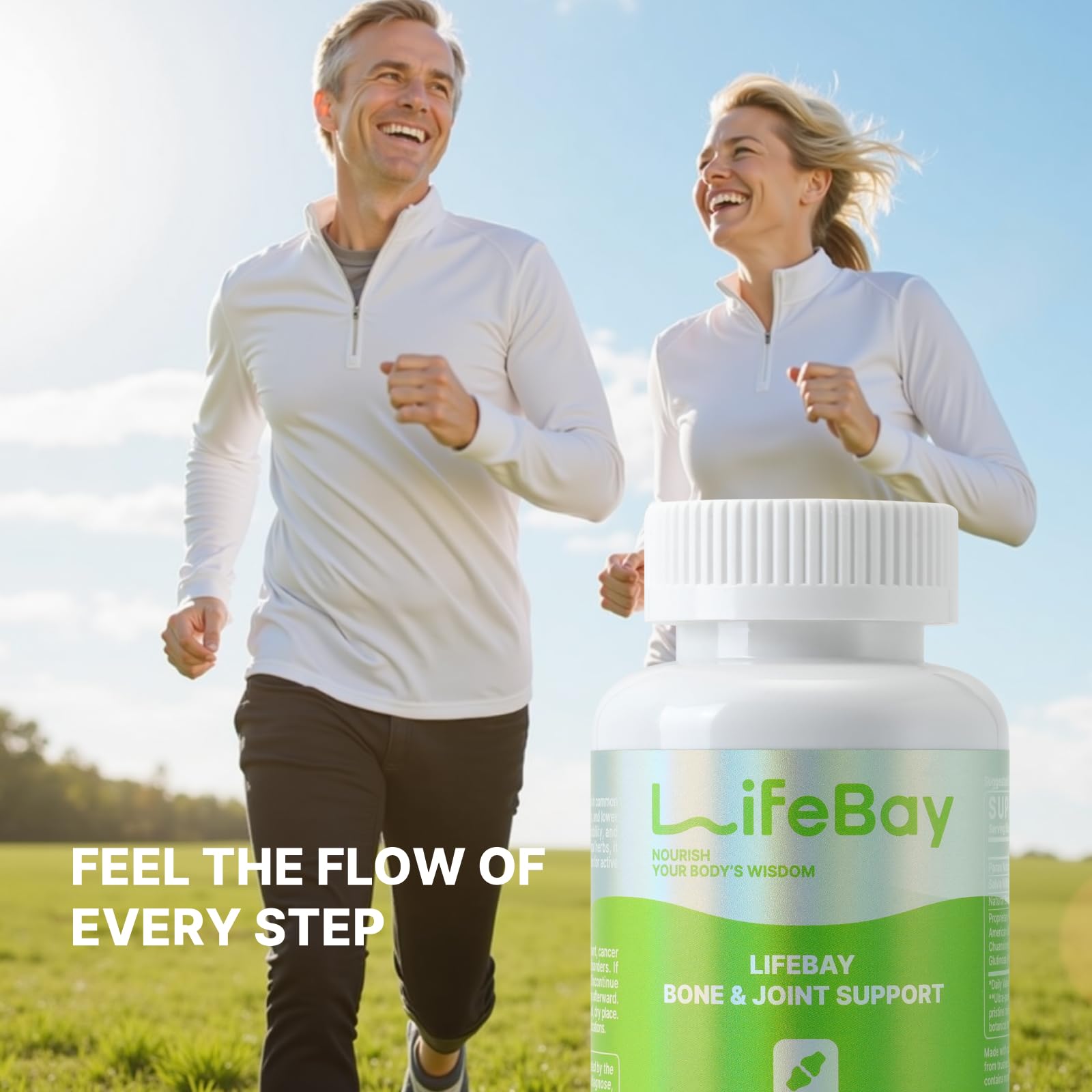 LifeBay vegan capsules close-up highlighting plant-based formula