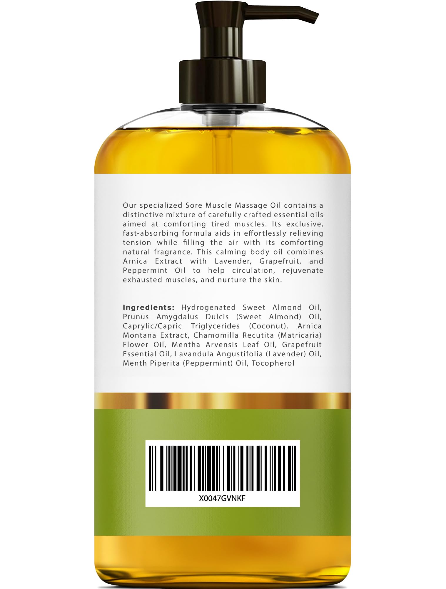 Lifebox Essentials peppermint oil massaged into skin for quick relief.