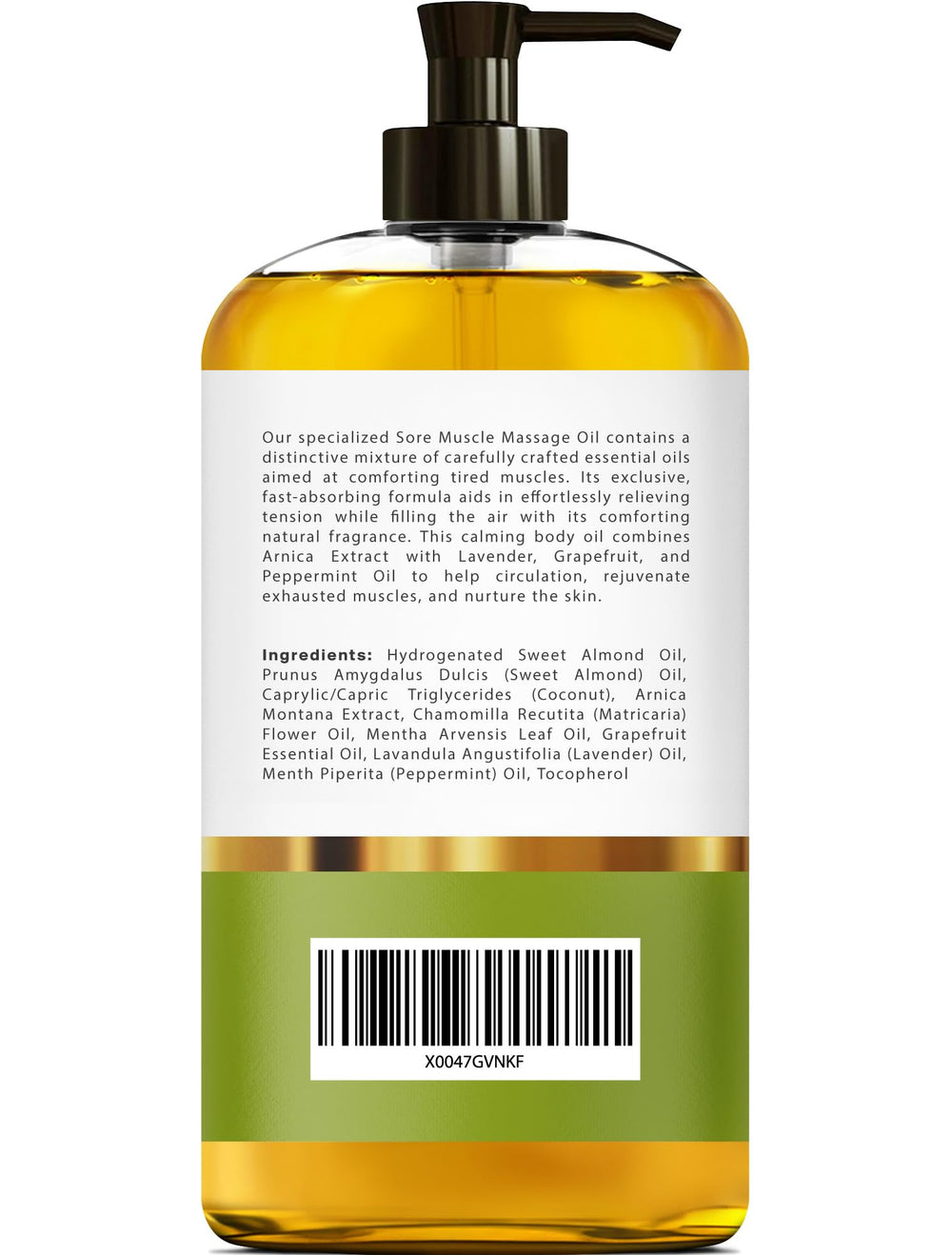 Lifebox Essentials peppermint oil massaged into skin for quick relief.
