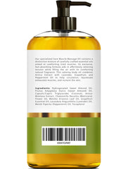 Lifebox Essentials peppermint oil massaged into skin for quick relief.