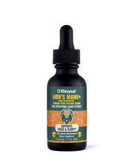 Life Cykel Lion's Mane tincture bottle supports clarity and focus during work