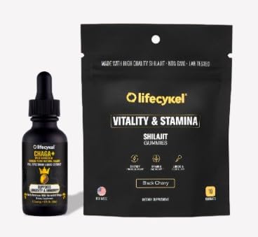 Life Cykel Mongolia Warrior Pack chaga extract liquid bottle for easy daily use.
