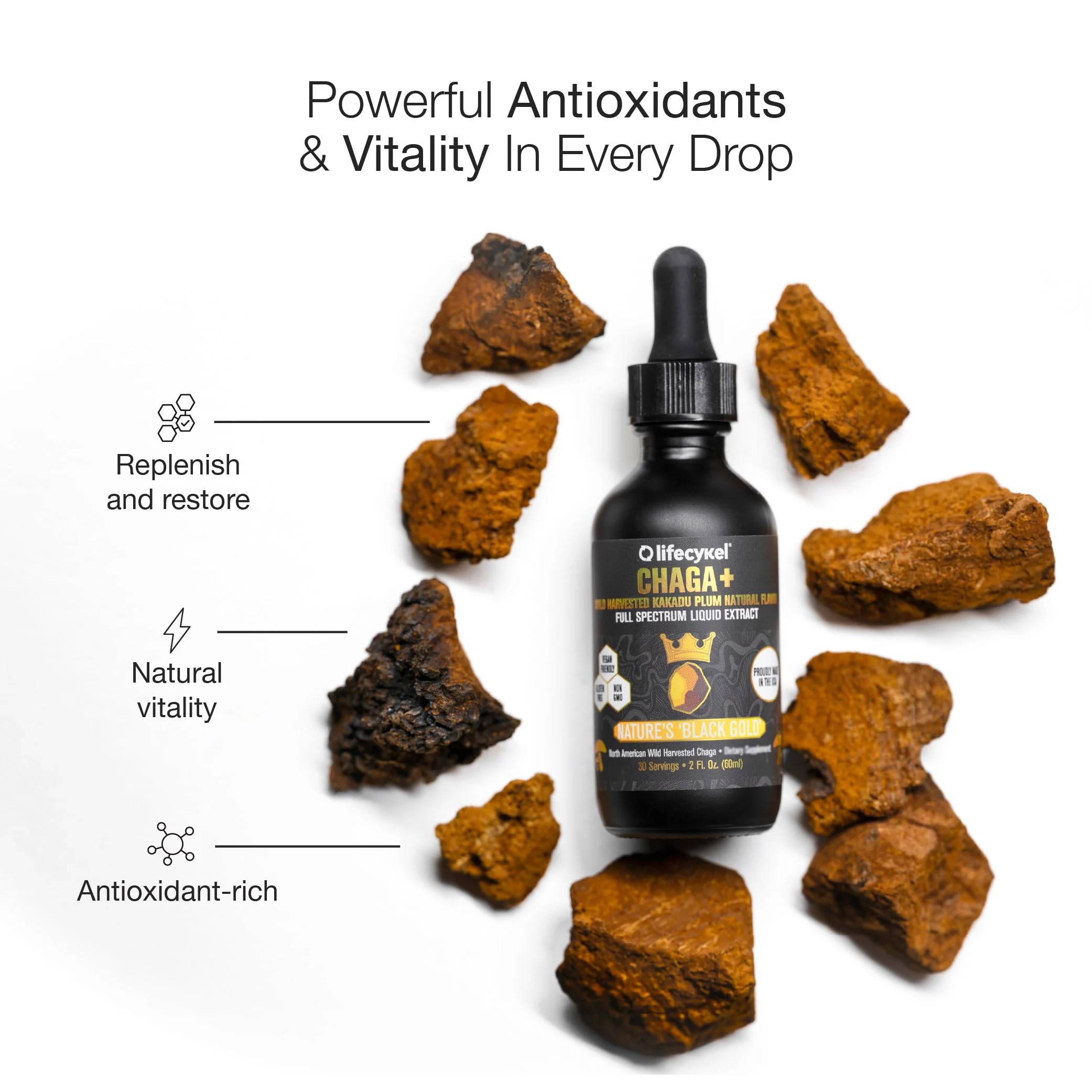 Life Cykel Mongolia Warrior Pack shilajit gummies ready-to-chew for energy support.