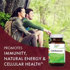 LifeEssence label highlights vitamin D3 and B12 from whole foods