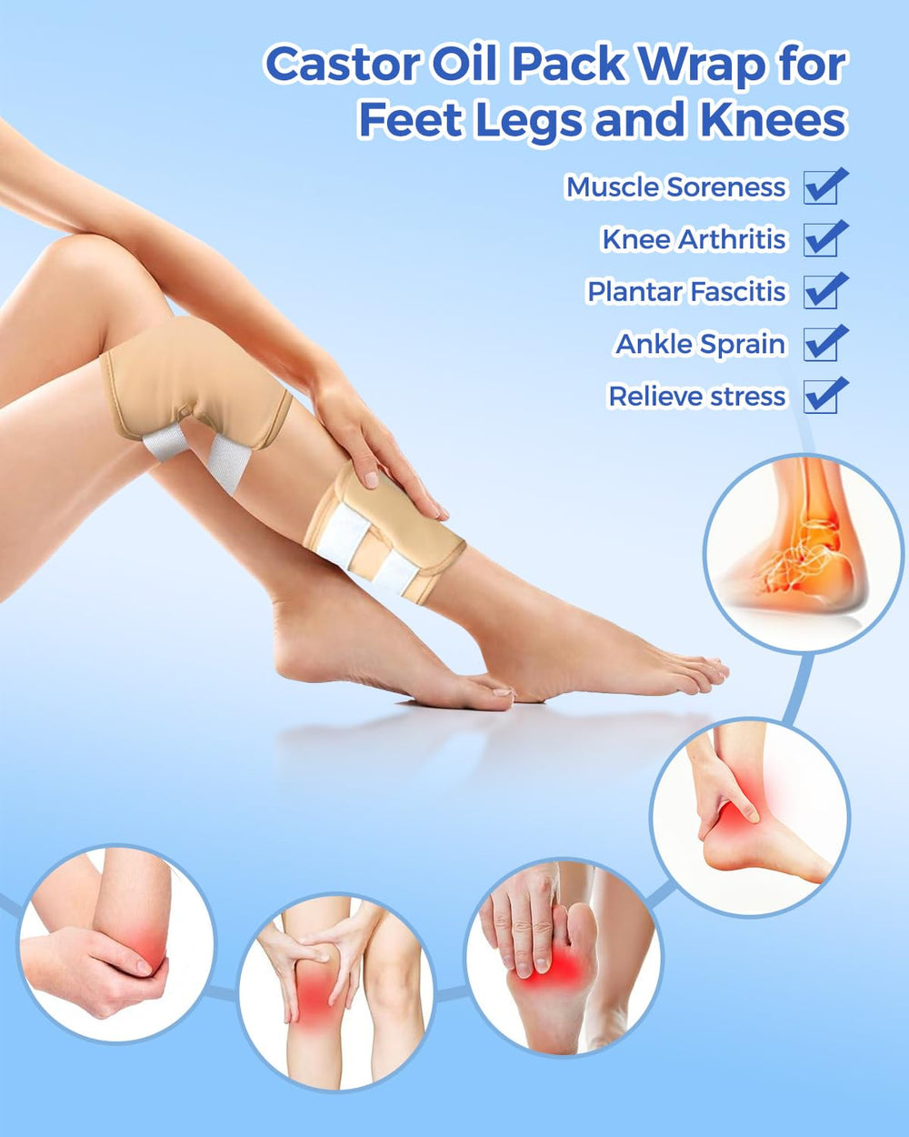 LIFEGOO waist wrap with adjustable fit for secure daily use.