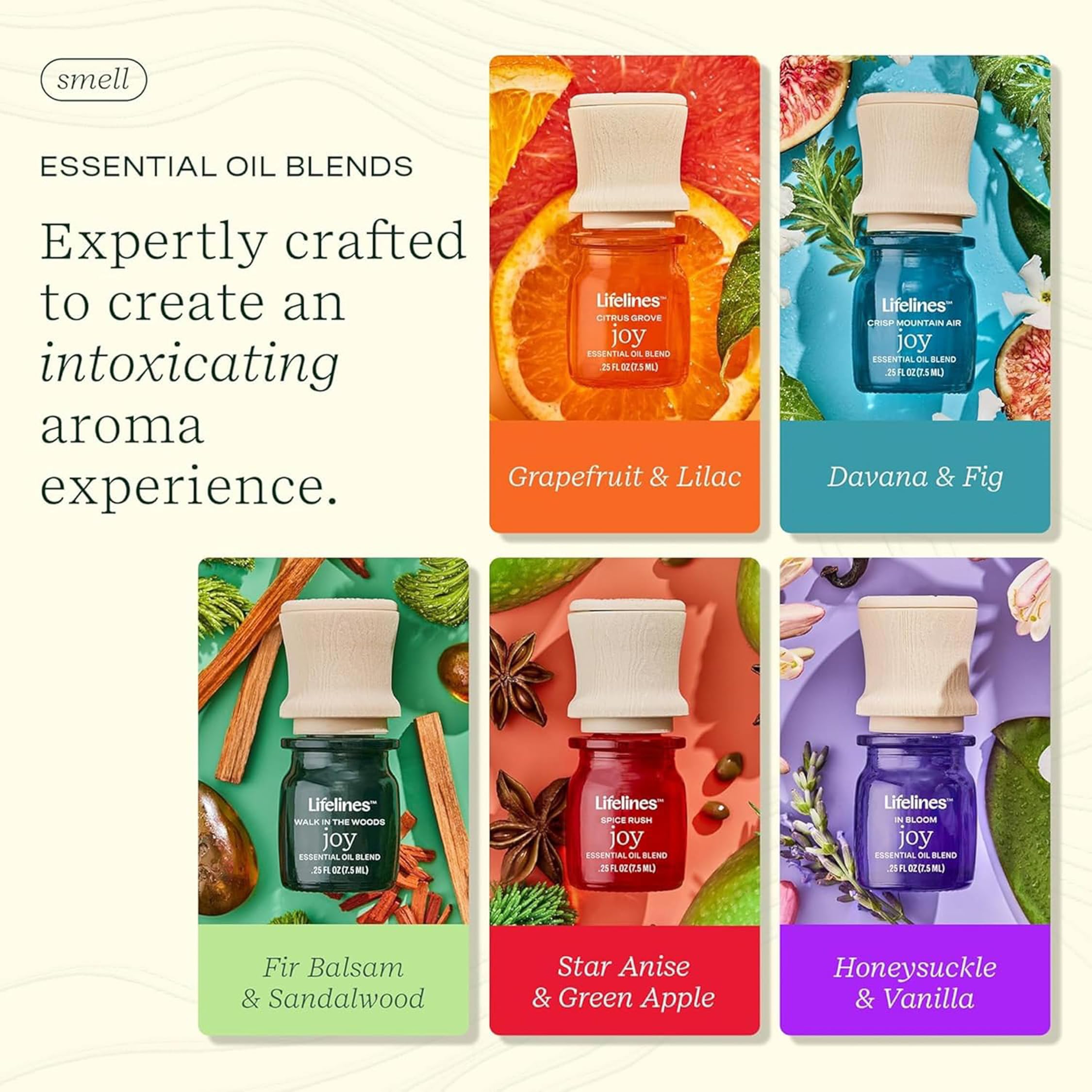 Lifelines Citrus Grove with grapefruit and lilac for a fresh space.