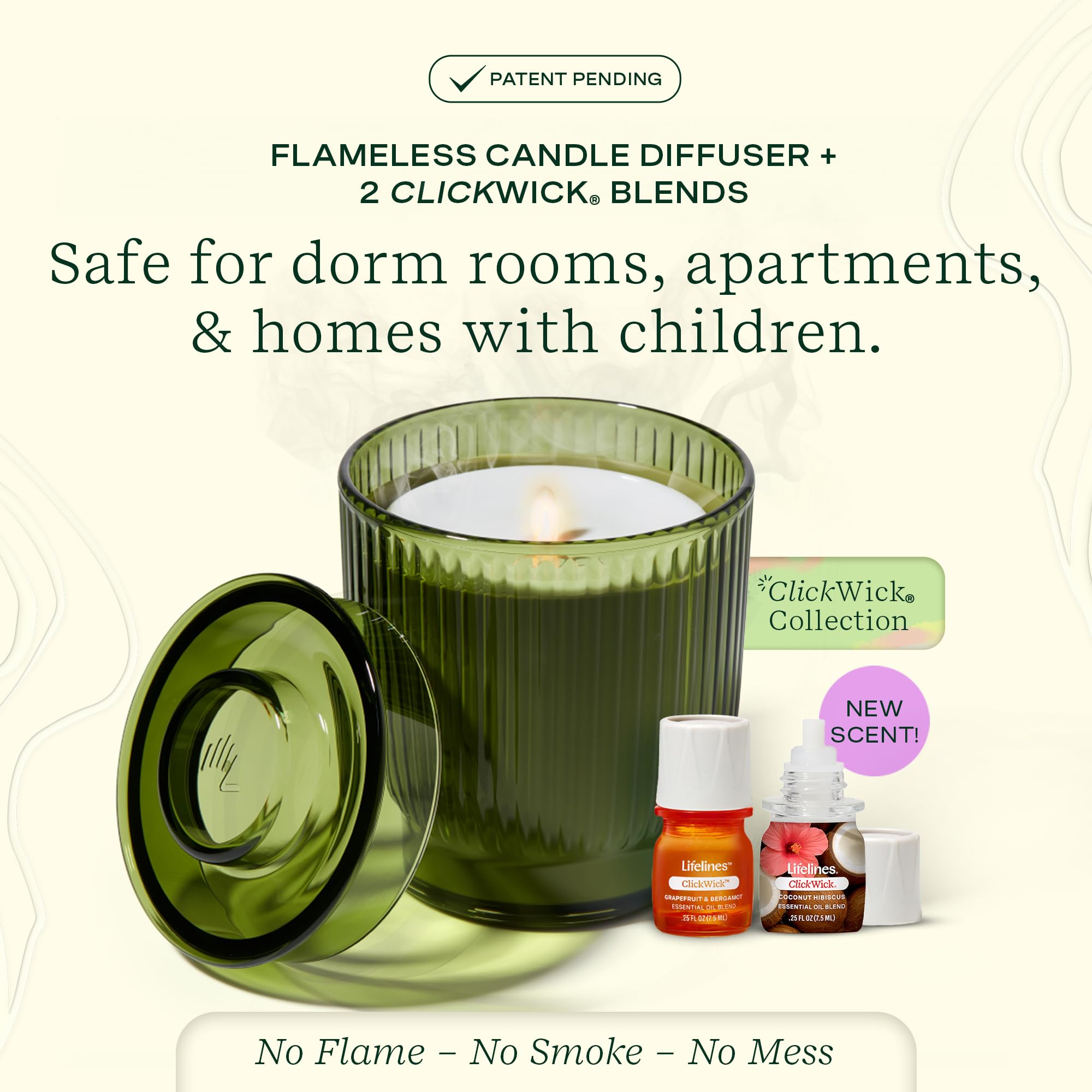 Lifelines ClickWick oil blends bundle for versatile fragrance swaps.