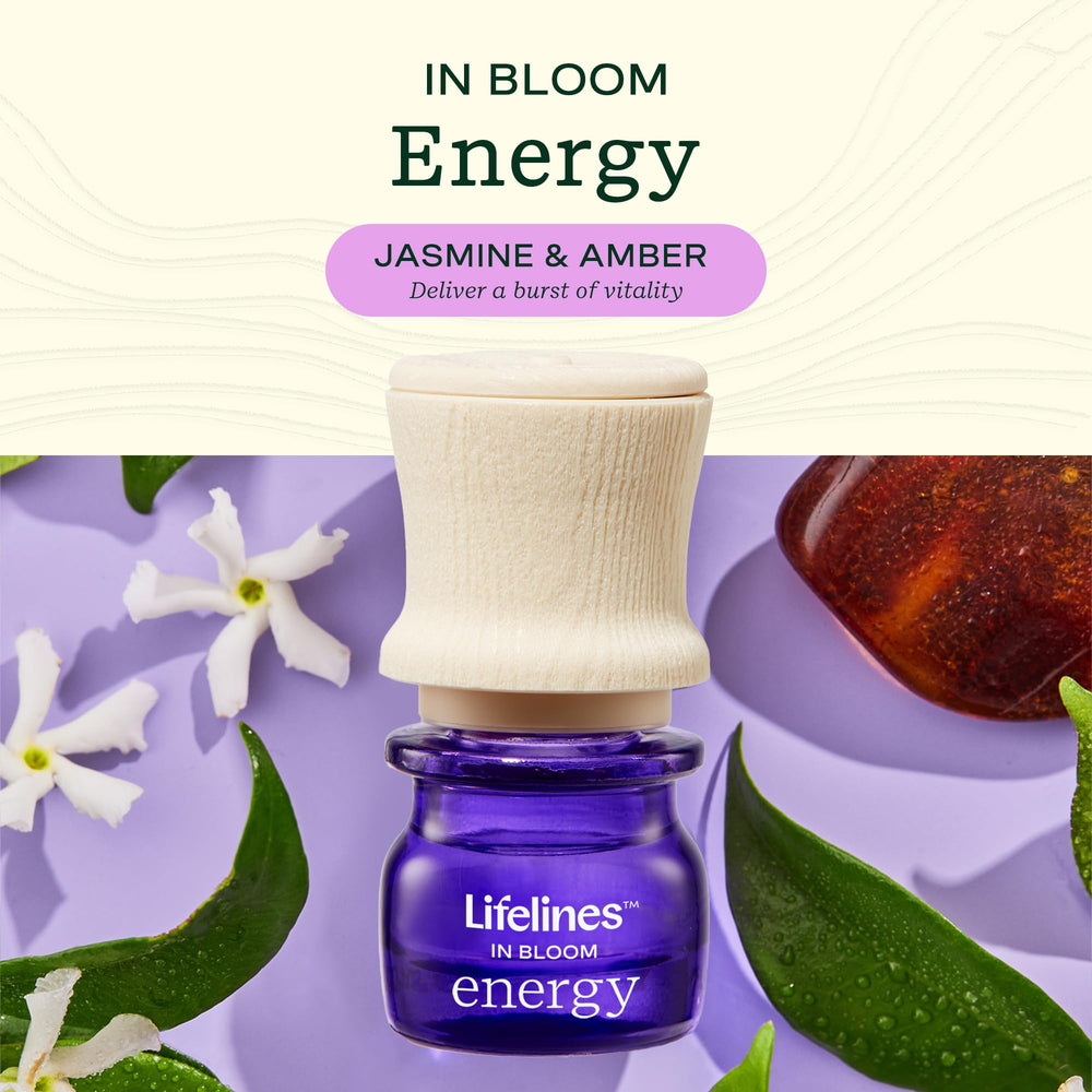 Lifelines Jasmine Amber essential oil blend included for inviting fragrance