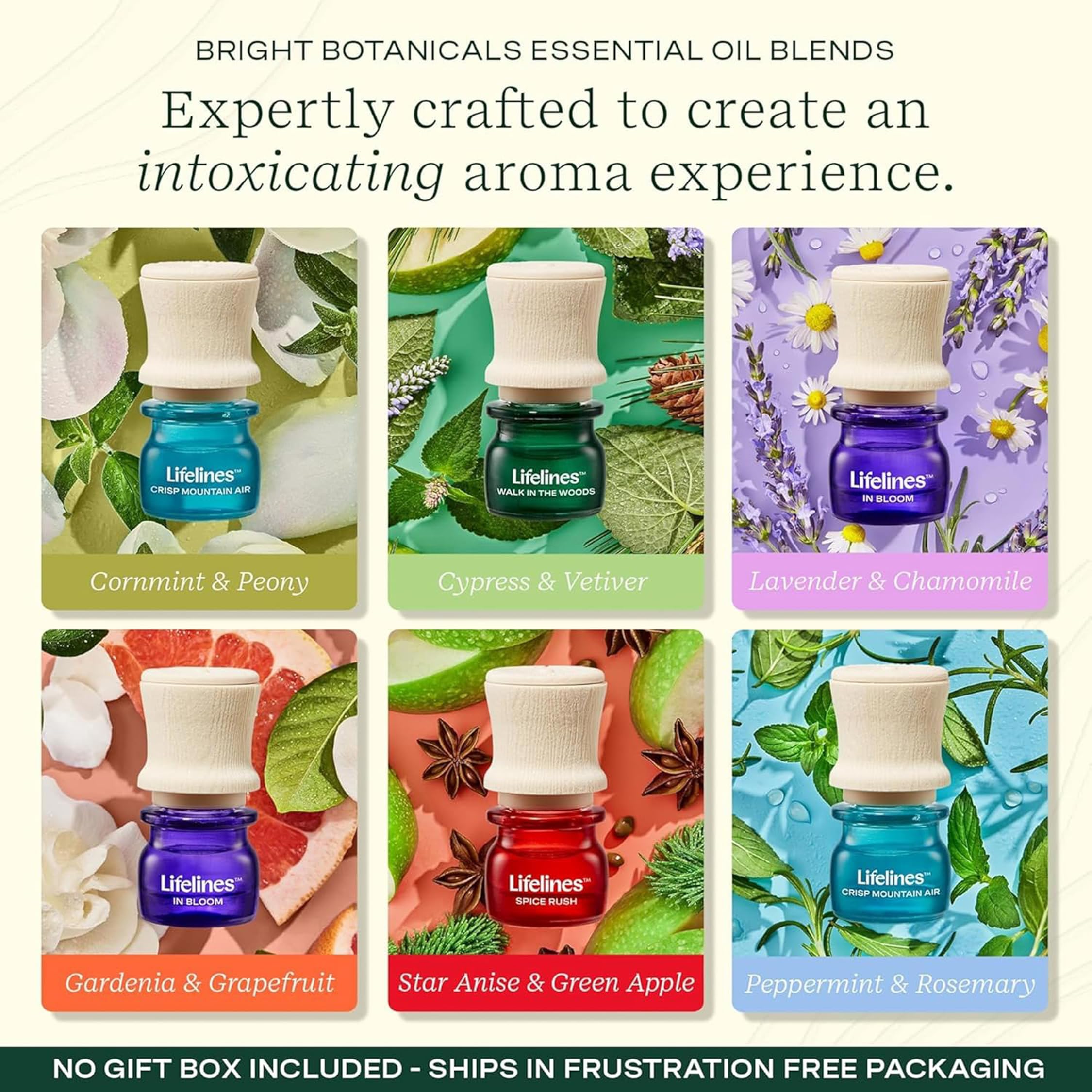 Lifelines In Bloom Gardenia and Grapefruit for uplifting floral ambiance.