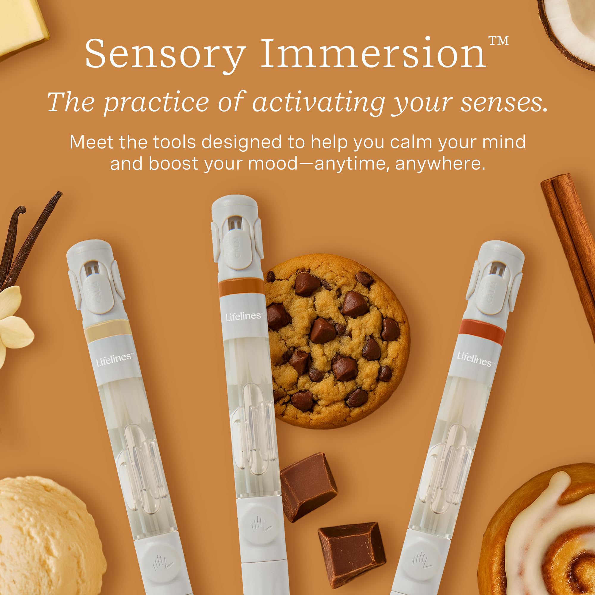 Lifelines pen diffuser brand story highlights creativity and sensory calm.
