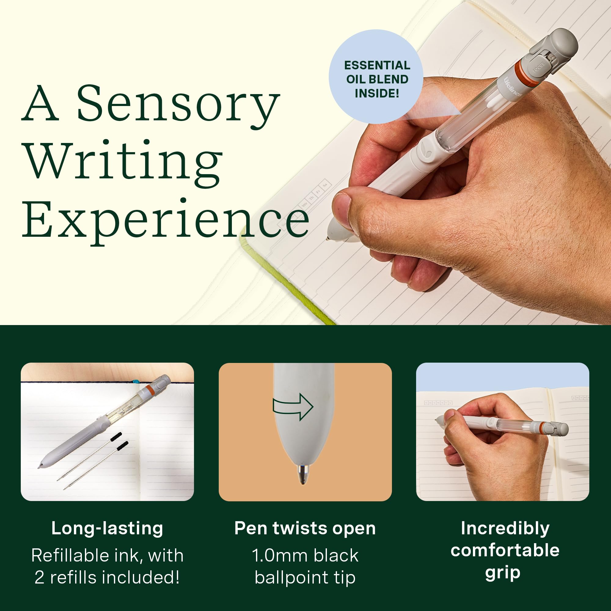 Lifelines diffuser packaging as a gift set, ideal for gifting.