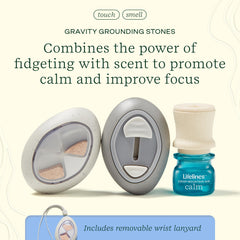 Lifelines portable grounding stones with lanyards for quick sensory reset