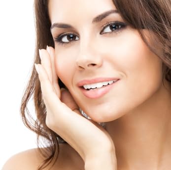 Life Miracle LiquiVive glass display suggests drinkable collagen for beauty and joints.