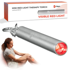 LifePro Mini red light face device for quick, portable facial therapy.