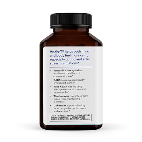 LifeSeasons Anxie-T ingredients close-up highlighting natural adaptogens.