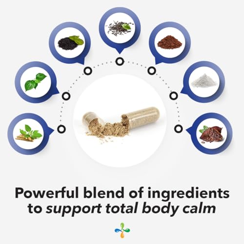 LifeSeasons Anxie-T Plus bottle prepared for night use and sleep support.