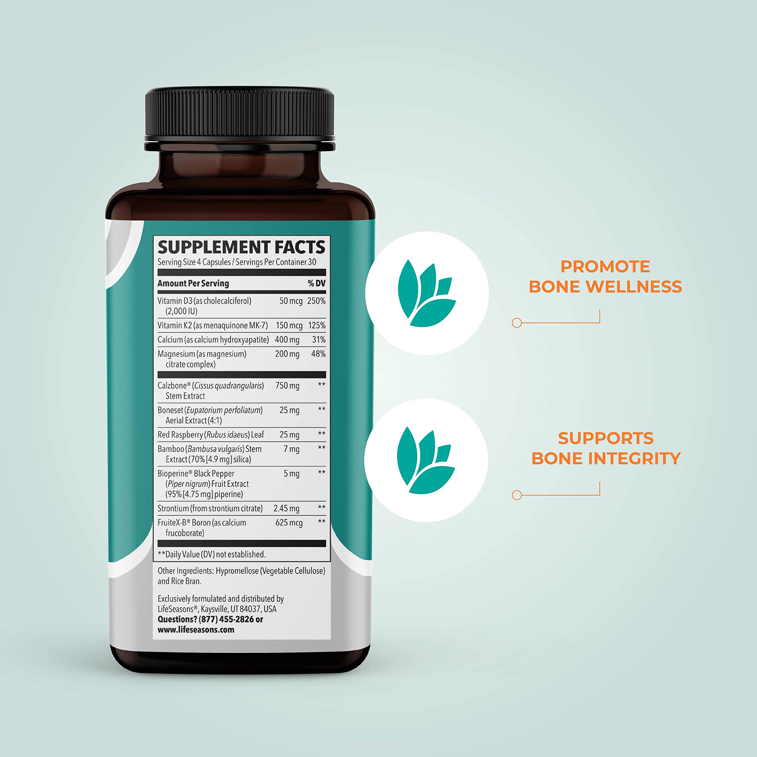 LifeSeasons Bone Densi-T capsules ready for daily use