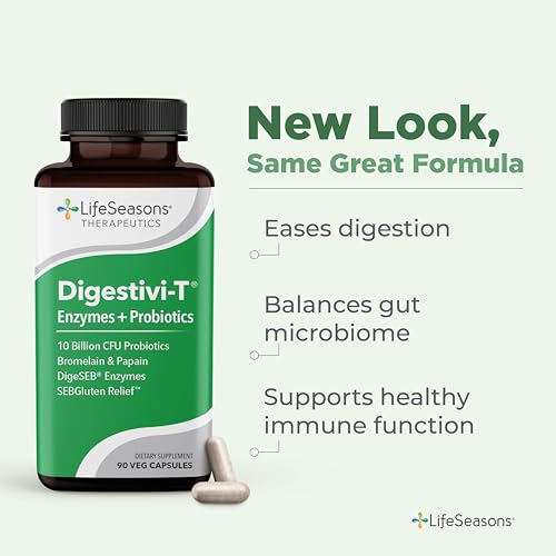 LifeSeasons Digestivi-T label highlighting herbal synergy for digestion and absorption.