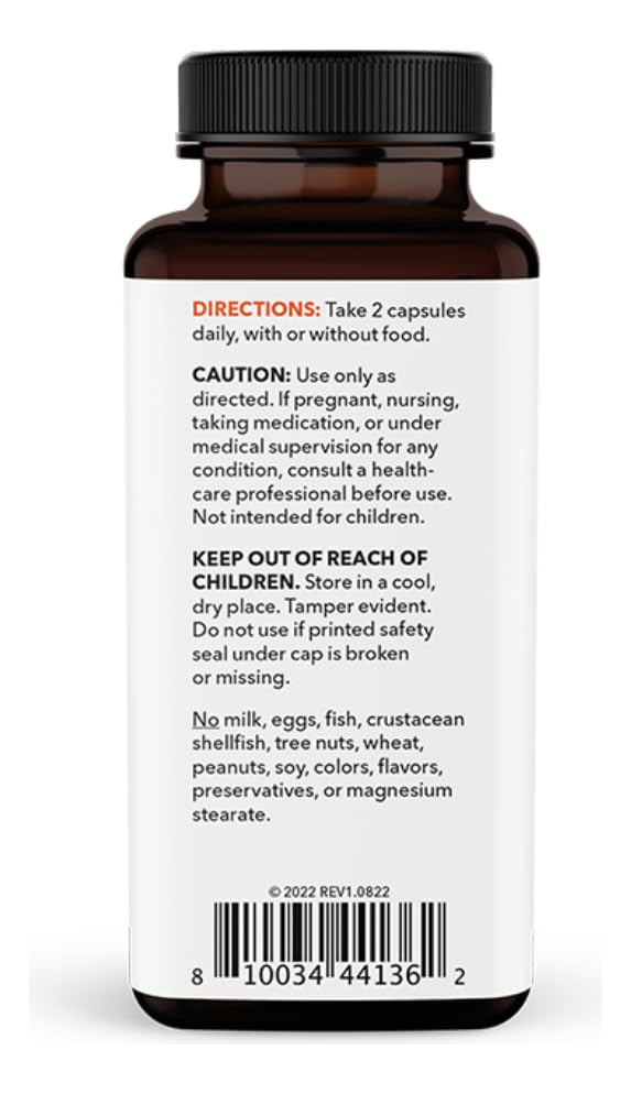 LifeSeasons Essentials Quercetin ingredients panel highlights 1000mg per capsule.