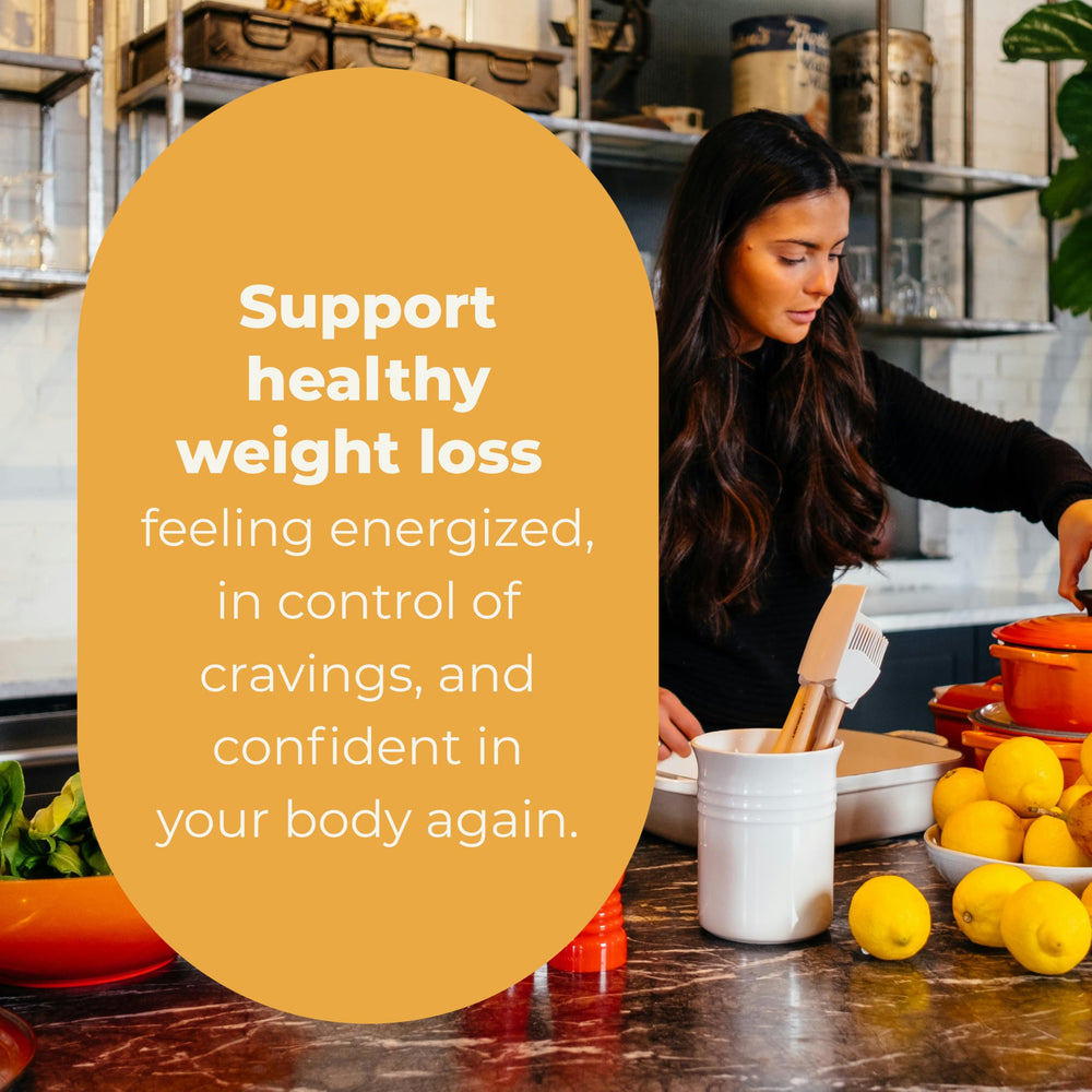 LifeSeasons Metabolism packaging highlighting natural ingredients for mindful eating support.