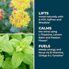 LifeSeasons Mood Stabili-T daily-use pose demonstrates simple two-capsule routine