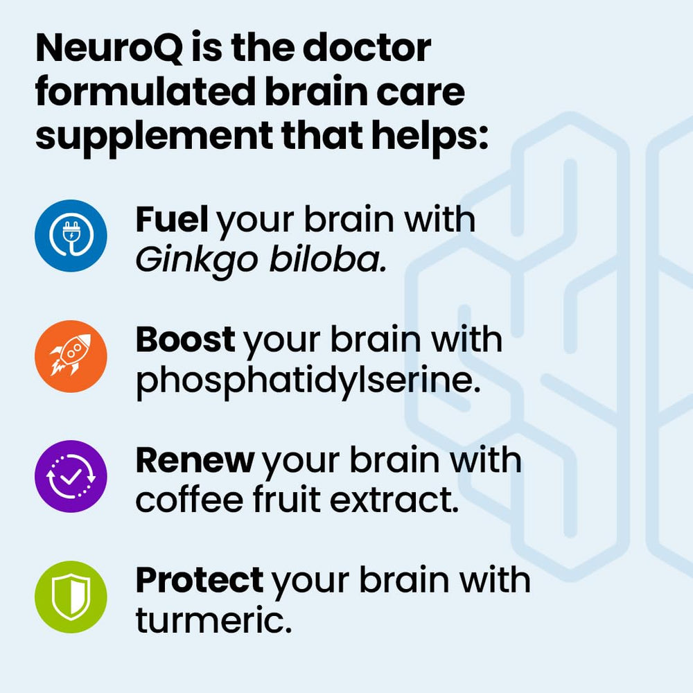 LifeSeasons NeuroQ capsules designed to support memory and mental clarity.