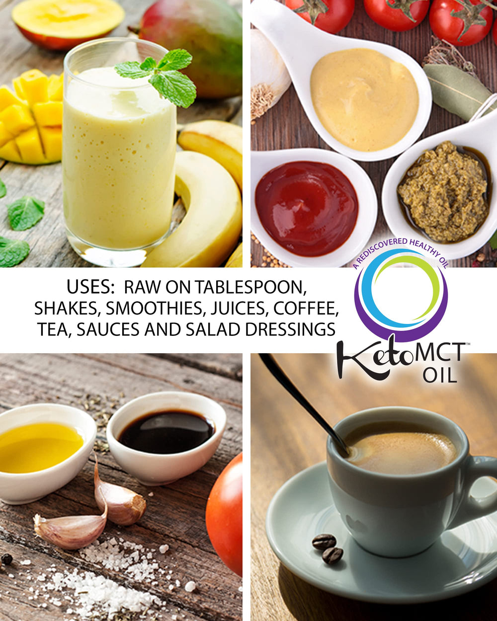 LifeSense C8 MCT Oil produced in the USA by PhD Nutrition for quality.