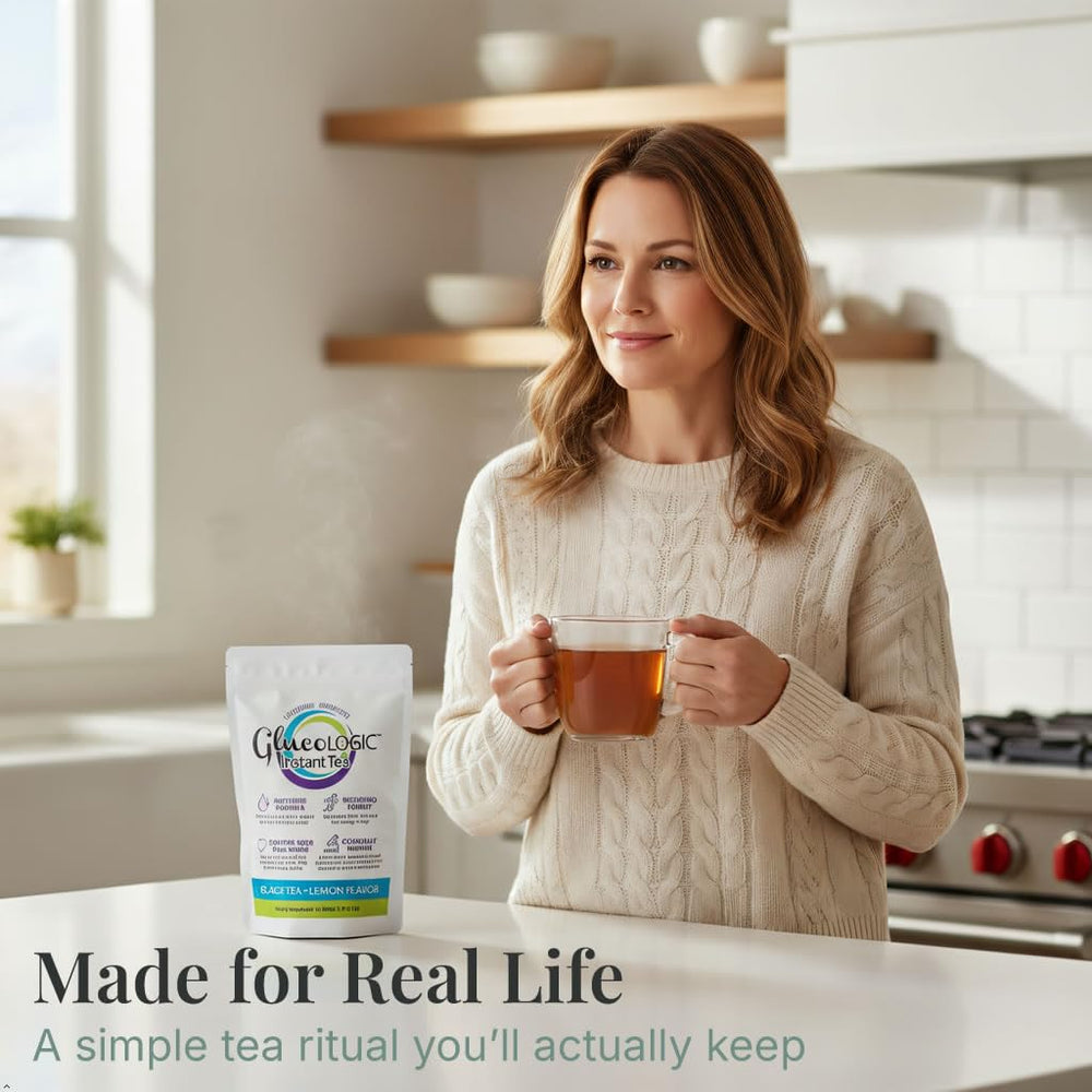 LifeSense GlucoLogic on-the-go packs for travel-friendly everyday sipping.