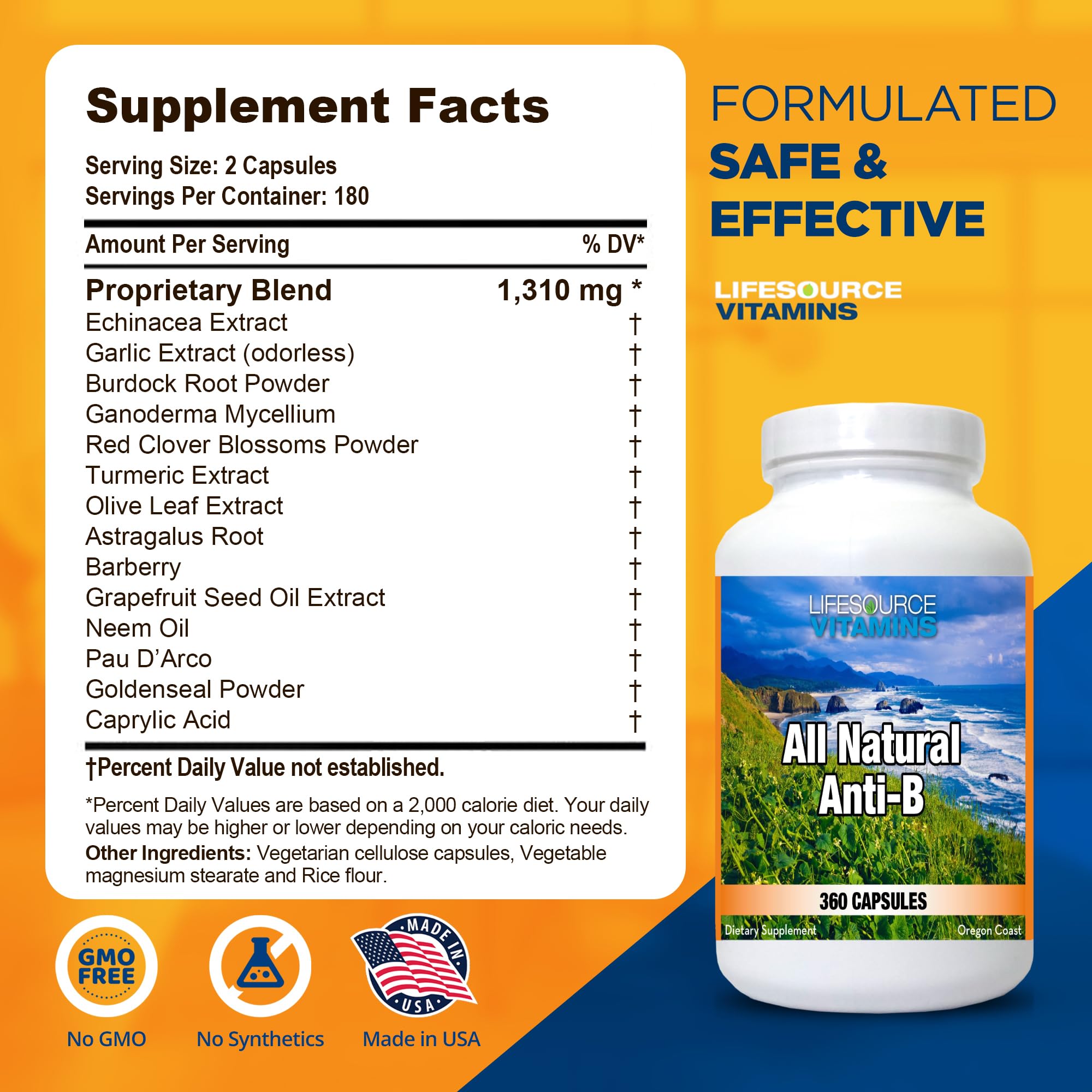 LifeSource Vitamins immune defense capsules pouring demonstrates convenient daily immune support on the go.