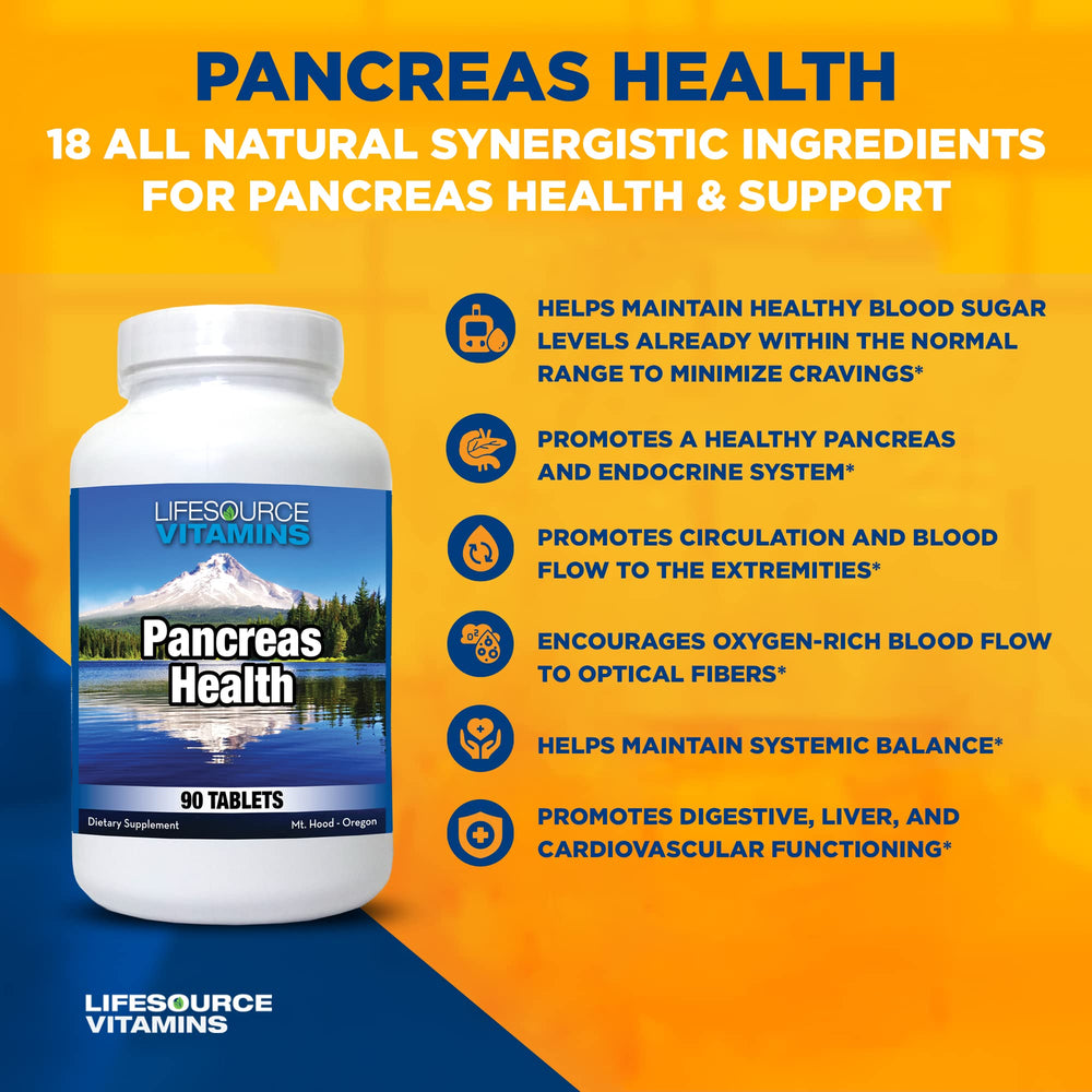 LifeSource Pancreas Health dosage cap highlighting daily use