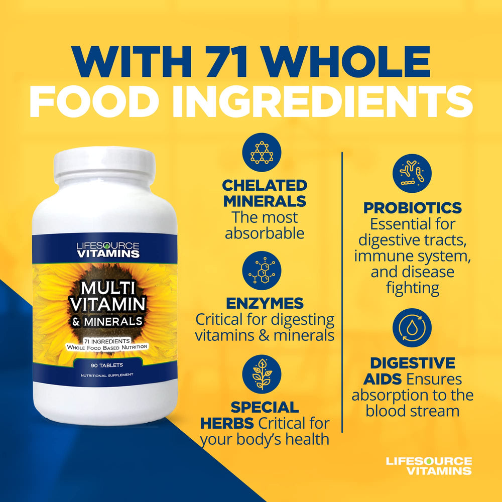 LifeSource Vitamins probiotic digestive enzymes image emphasizes gut-friendly formula.