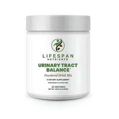 LifeSpan Nutrients D Mannose cranberry probiotics powder bottle for daily urinary balance