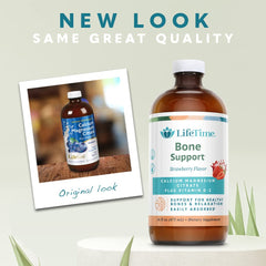 LifeTime label shows vitamin D3 per serving for absorption support