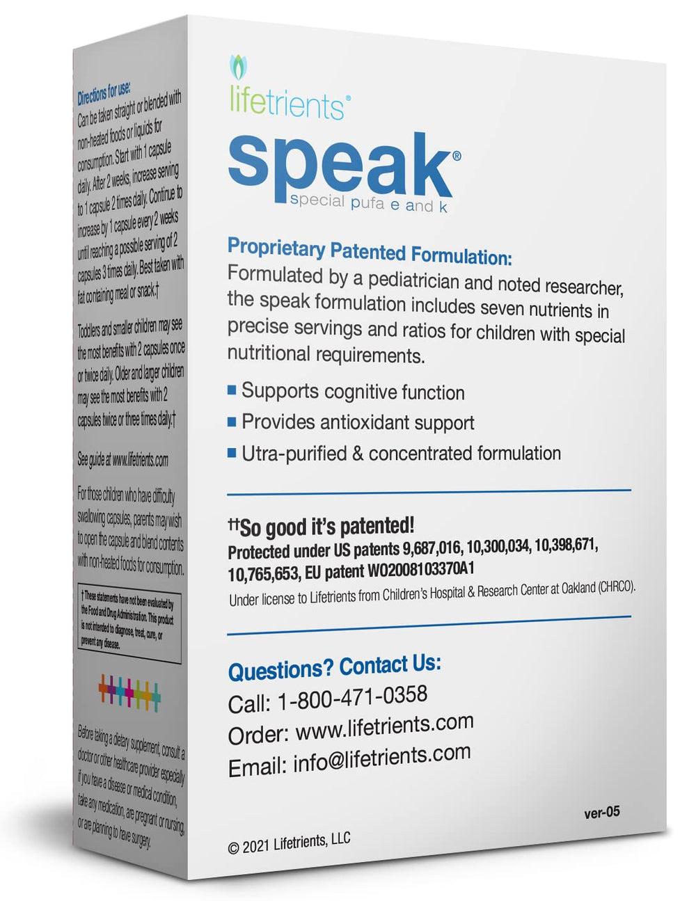 Close-up of Lifetrients Speak softgel capsule with omega-3 nutrients